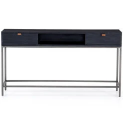 Trey Black Wash Poplar Console Table -Famous Furniture Shop 223913 002 FRT 1 89863.1638457610