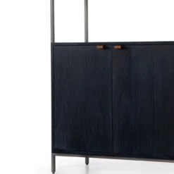 Trey Black Wash Poplar Modular Wide Bookcase -Famous Furniture Shop 223961 002 DET 7 32455.1638657168