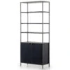Trey Black Wash Poplar Modular Wide Bookcase 1 Trey Black Wash Poplar Modular Wide Bookcase -Famous Furniture Shop 223961 002 PRM 1 94507.1638657196