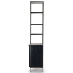 Trey Black Wash Poplar Modular Wide Bookcase -Famous Furniture Shop 223961 002 SID 1 74845.1638657236