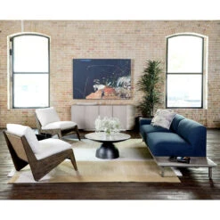 Corbett Cream Marble Top Round Coffee Table 35" -Famous Furniture Shop 224138 001 2 95198.1614821136