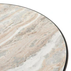 Corbett Cream Marble Top Round Coffee Table 35" -Famous Furniture Shop 224138 001 6 15656.1614821133