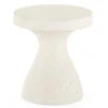 Koda Textured White Outdoor End Table -Famous Furniture Shop 224359 001 PRM 1 72003.1619827353