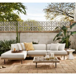 Koda Textured White Outdoor End Table -Famous Furniture Shop 224359 001 ROM 1 16038.1619827359