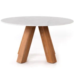 Sanders Marble Outdoor Dining Table-54" -Famous Furniture Shop 224687 003 SID 1 66203.1622507288