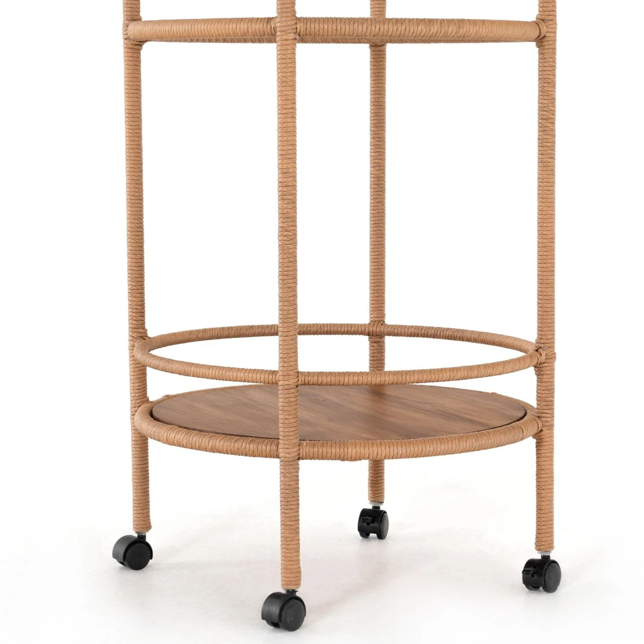 Percy Vintage Natural Outdoor Bar Cart 7 Percy Vintage Natural Outdoor Bar Cart - Image 5