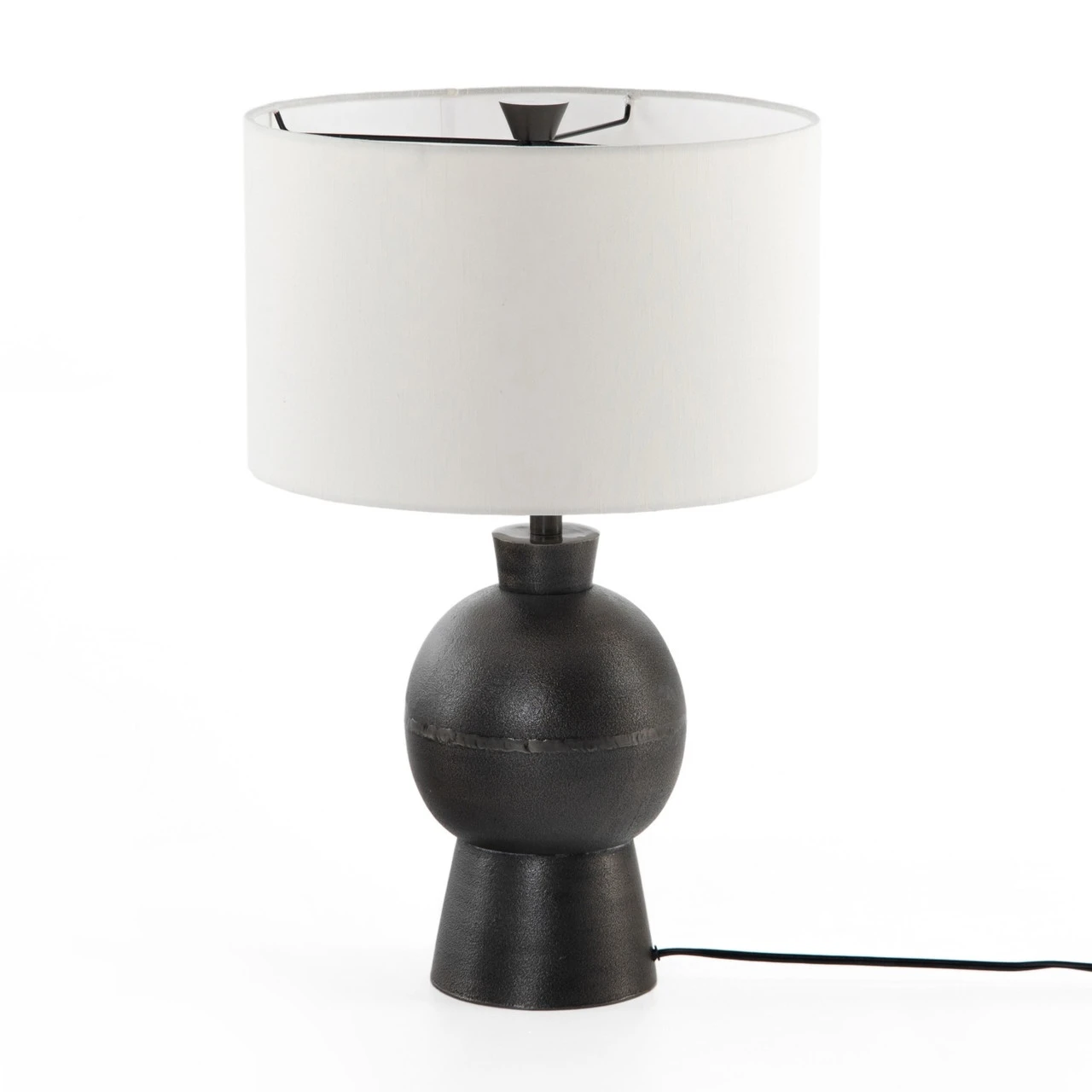 Kelita Textured Black Aluminum Table Lamp 10 Kelita Textured Black Aluminum Table Lamp - Image 8