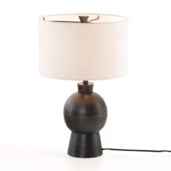 Kelita Textured Black Aluminum Table Lamp 21 Kelita Textured Black Aluminum Table Lamp -Famous Furniture Shop 224742 001 11 62009.1614740418