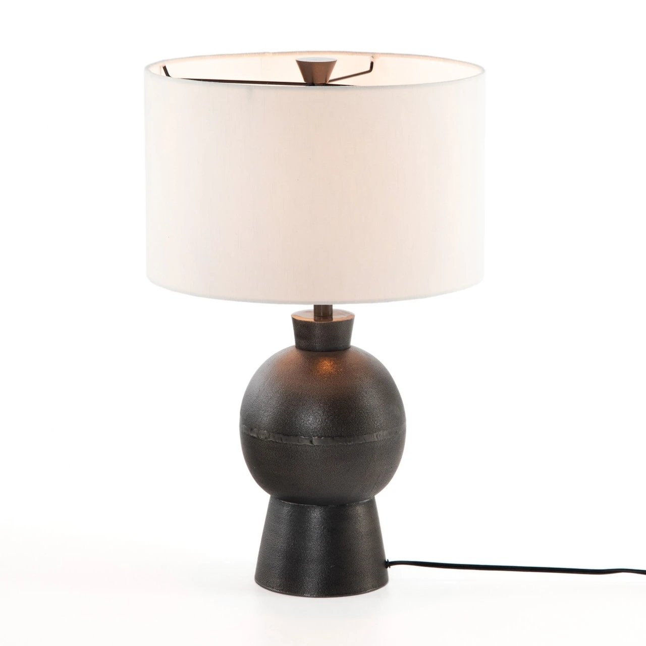 Kelita Textured Black Aluminum Table Lamp 11 Kelita Textured Black Aluminum Table Lamp - Image 9