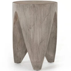 Petros Weathered Grey Teak Outdoor End Table 16 Petros Weathered Grey Teak Outdoor End Table -Famous Furniture Shop 224744 002 DET 1 23552.1622763486