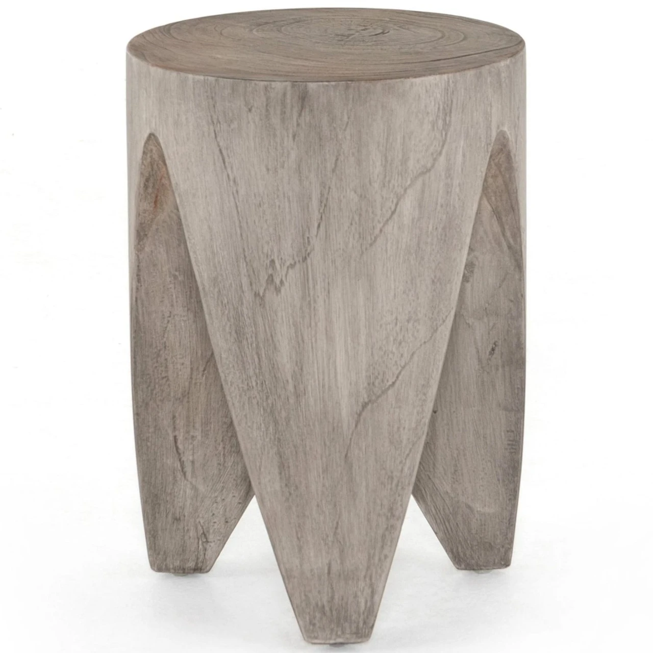 Petros Weathered Grey Teak Outdoor End Table 3 Petros Weathered Grey Teak Outdoor End Table