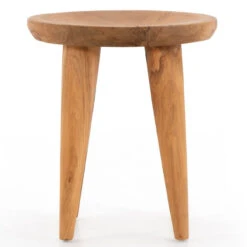 Zuri Natural Round Outdoor End Table -Famous Furniture Shop 224745 001 BCK 1 44407.1622460543