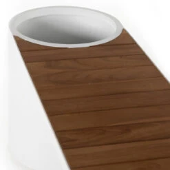 Kylen Outdoor White Bench With Planter -Famous Furniture Shop 224765 001 DET 1 71103.1656262899