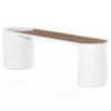 Kylen Outdoor White Bench With Planter -Famous Furniture Shop 224765 001 PRM 2 68389.1656262908
