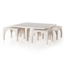 Amara Off White Oak Coffee Table With Nesting Arch 16 Amara Off White Oak Coffee Table With Nesting Arch -Famous Furniture Shop 224822 001 3 10101.1615164775