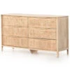 Sydney Woven Cane 6 Drawers Dresser 58" -Famous Furniture Shop 224923 001 PRM 1 1 54627.1698518654
