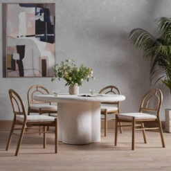 Grano Plaster Molded Concte Dining Table -Famous Furniture Shop 225143 003 VIG 1 06565.1619832497