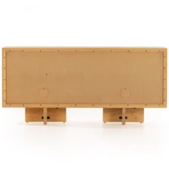 Levon Natural Woven Cane 4-Door Sideboard 69" -Famous Furniture Shop 225189 002 BCK 1 09247.1672850539