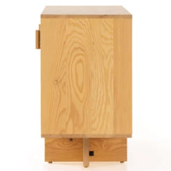 Levon Natural Woven Cane 4-Door Sideboard 69" -Famous Furniture Shop 225189 002 SID 1 37012.1672850585