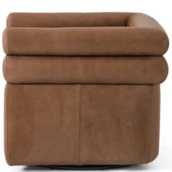 Evie Palermo Cognac Leather Swivel Chair -Famous Furniture Shop 225262 002 SID 1 74130.1671227981