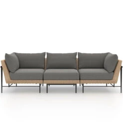 Cavan Outdoor Faux Hyacinth 3 Piece Sectional -Famous Furniture Shop 225511 001 FRT 1 32409.1623536723