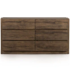 Perrin Rustic Fawn 6 Drawer Dresser -Famous Furniture Shop 226022 001 FRT 1 96587.1638999233