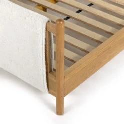 Bowen Sheepskin Natural Queen Bed -Famous Furniture Shop 226071 002 DET 7 05821.1667827803