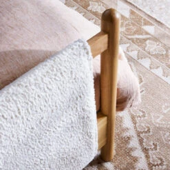 Bowen Sheepskin Natural Queen Bed -Famous Furniture Shop 226071 002 ROM 2 68719.1667827787