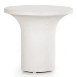 Parra Plaster Molded Concrete Low End Table