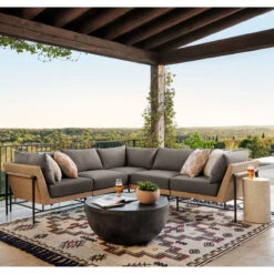 Otero Outdoor Round End Table -Famous Furniture Shop 226319 001 ROM 1 23104.1619835715