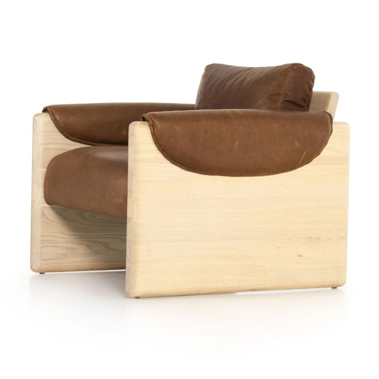 Pierre Sienna Leather Club Chair 5 Pierre Sienna Leather Club Chair - Image 3