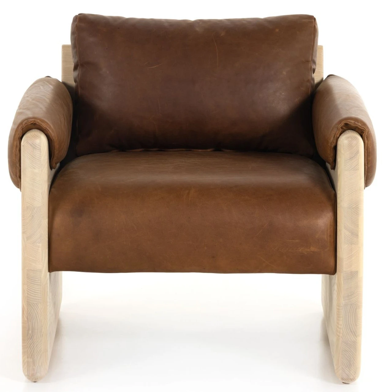 Pierre Sienna Leather Club Chair 6 Pierre Sienna Leather Club Chair - Image 4