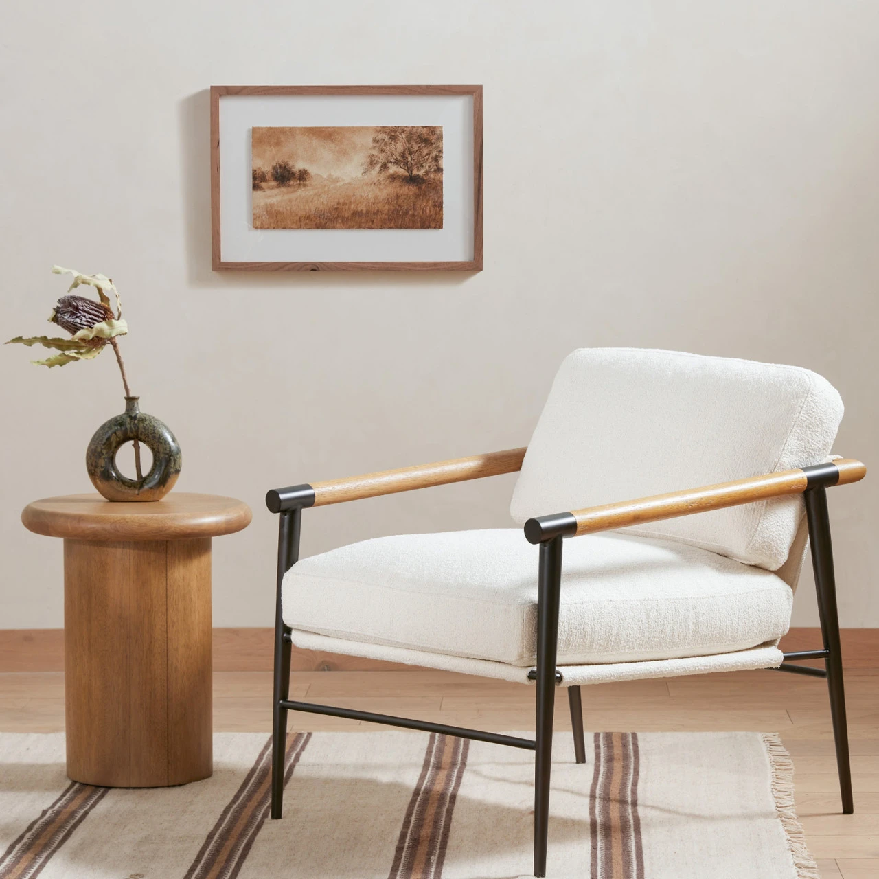 Zach Burnished Parawood End Table 4 Zach Burnished Parawood End Table - Image 2