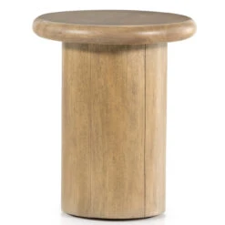 Zach Burnished Parawood End Table