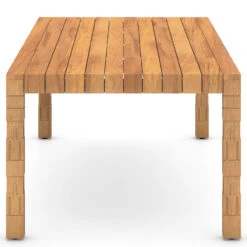 Alta Natural Teak Outdoor Dining Table-86"  -Famous Furniture Shop 226820 001 SID 1 70636.1624478337