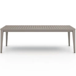 Sherwood Grey Teak Outdoor Dining Table 94" -Famous Furniture Shop 226821 002 FRT 1 58049.1655473520