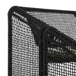 Selma Black Woven Wicker Outdoor Lounge Chair -Famous Furniture Shop 226882 004 DET 3 56027.1686602384