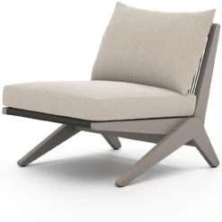 Virgil Grey Teak Outdoor Chair