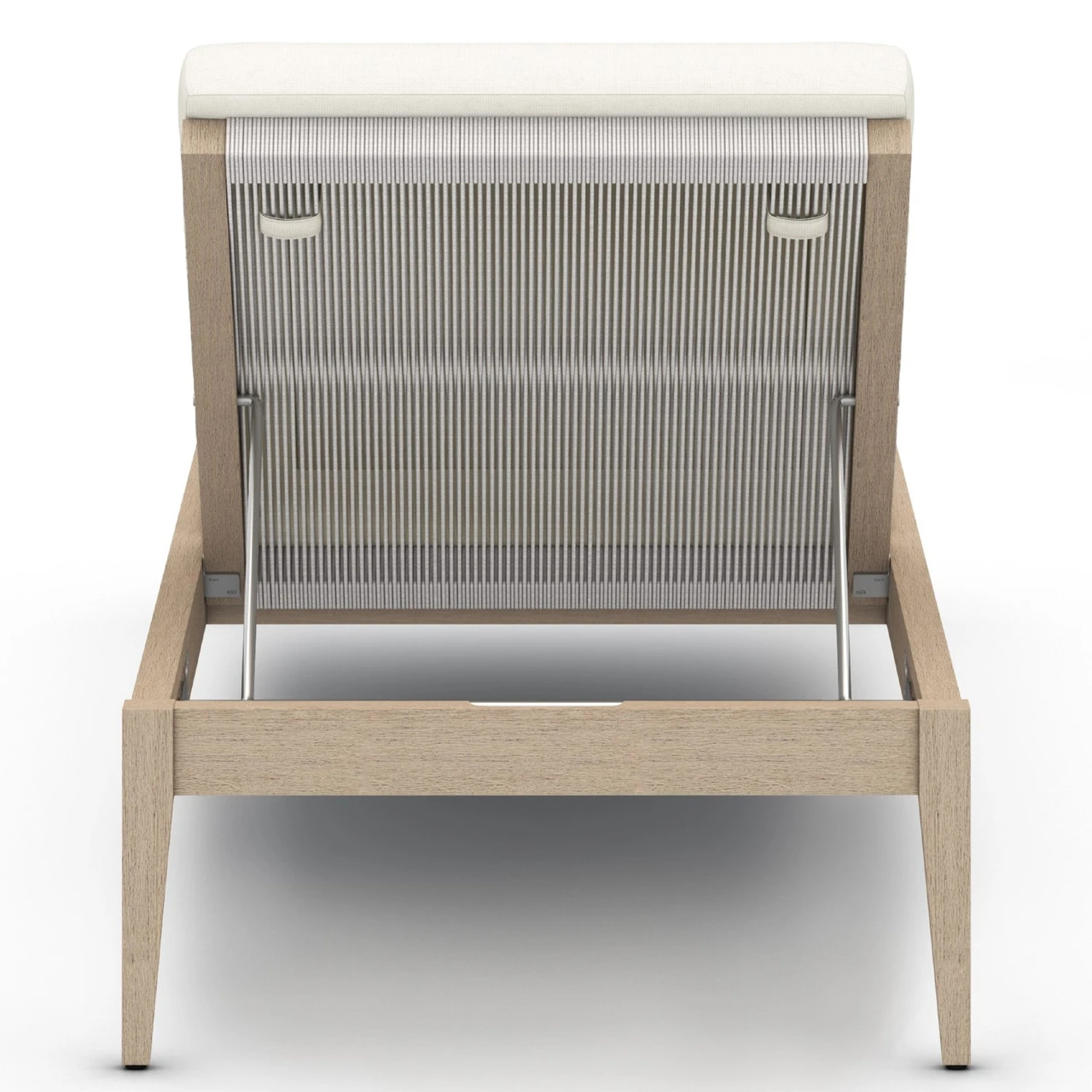 Sherwood Washed Brown Natural Ivory Outdoor Chaise 6 Sherwood Washed Brown Natural Ivory Outdoor Chaise - Image 4