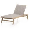 Delano Washed Brown Outdoor Chaise