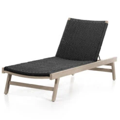 Delano Weathered Grey Outdoor Chaise