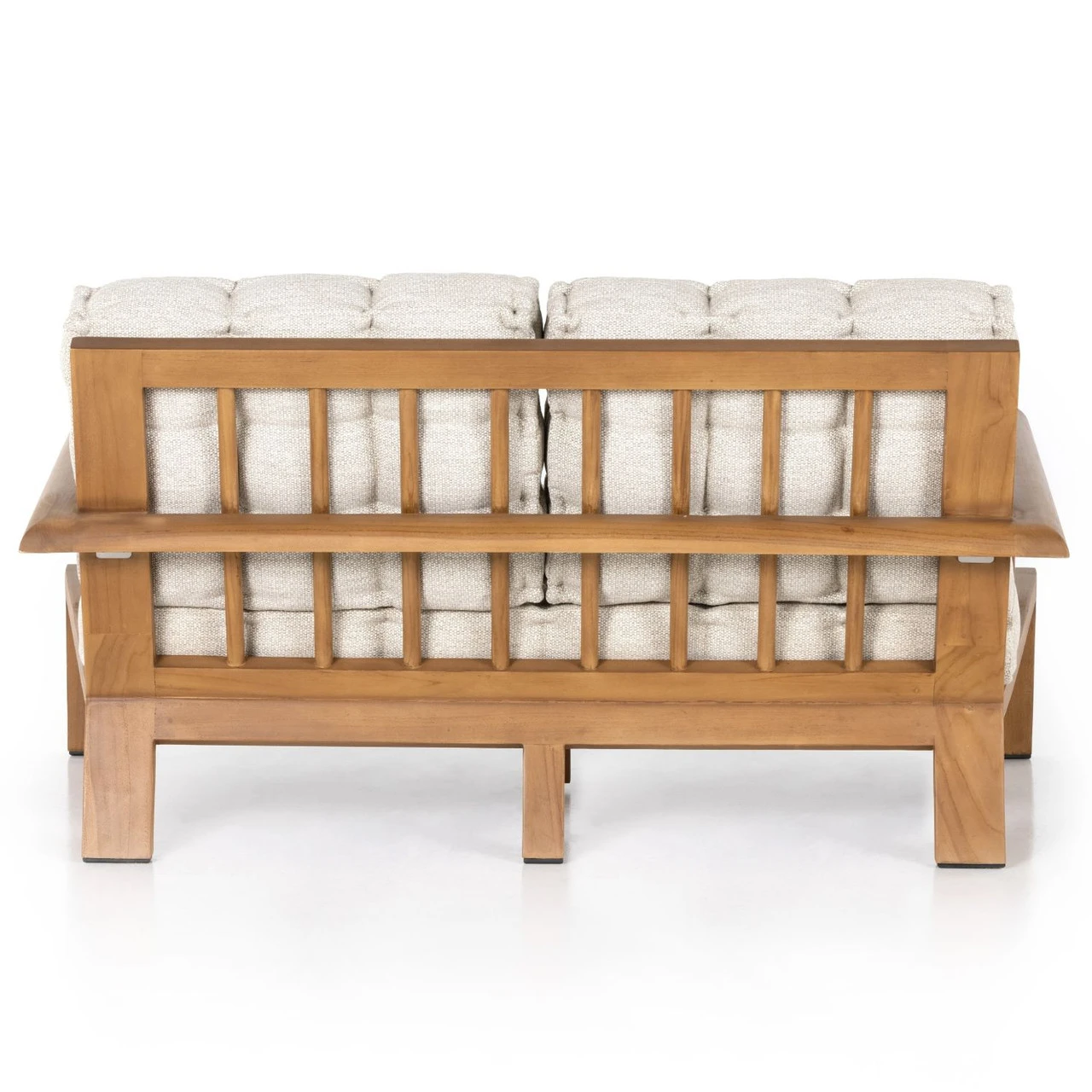 Beck Natural Teak Outdoor Sofa 59" 5 Beck Natural Teak Outdoor Sofa 59" - Image 3