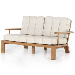 Beck Natural Teak Outdoor Sofa 59"