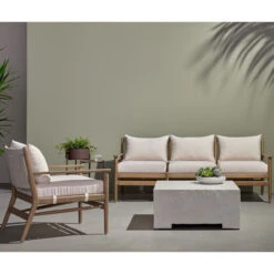 Otero Outdoor Sm Coffee Table Base-White -Famous Furniture Shop 227150 002 VIG 1 76122.1619836550