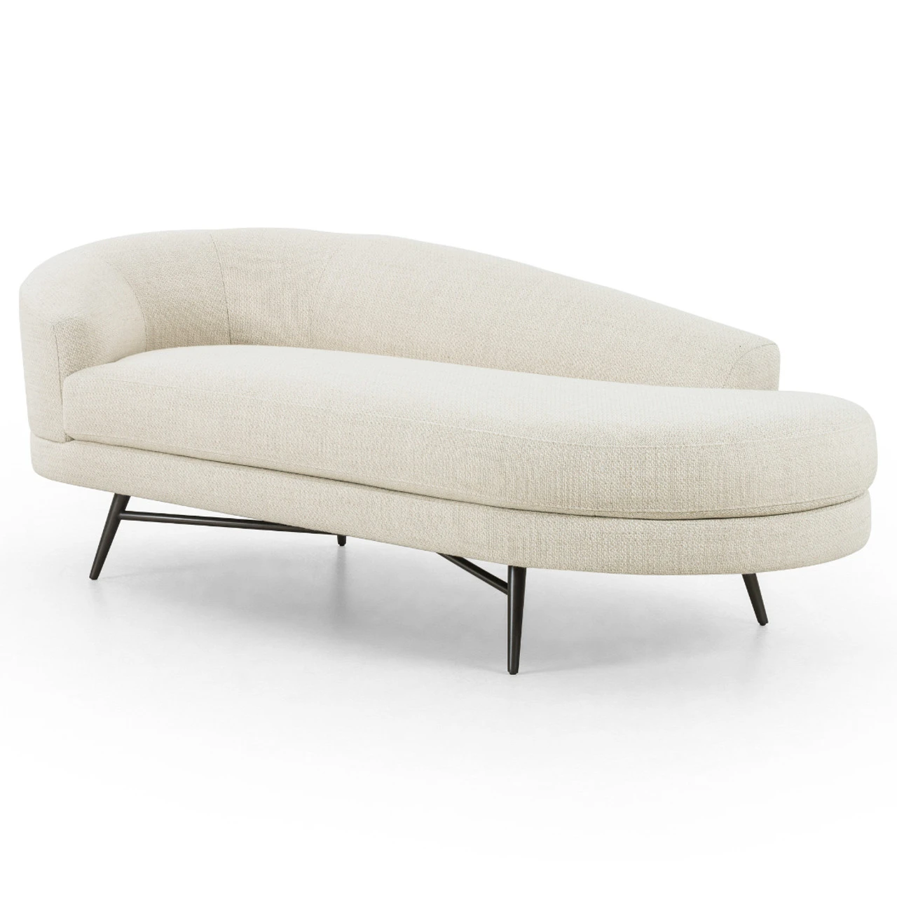 Carmela Left Arm Taupe Upholstered Chaise Lounge 3 Carmela Left Arm Taupe Upholstered Chaise Lounge