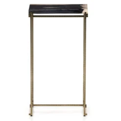 Tig Dark Petrified Wood End Table -Famous Furniture Shop 227723 001 FRT 1 48391.1683623395