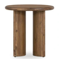 Paden Seasoned Brown Acacia End Table -Famous Furniture Shop 227802 001 FRT 1 23502.1638395254