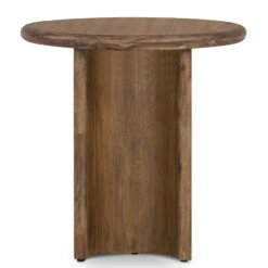 Paden Seasoned Brown Acacia End Table -Famous Furniture Shop 227802 001 SID 1 47586.1638395243