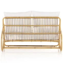 Riley Outdoor Faux Rattan Sofa 54" -Famous Furniture Shop 227869 001 BCK 1 94116.1655449630