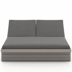 Leroy Weathered Grey Outdoor Double Chaise -Famous Furniture Shop 227876 006 FRT 1 70474.1623954252